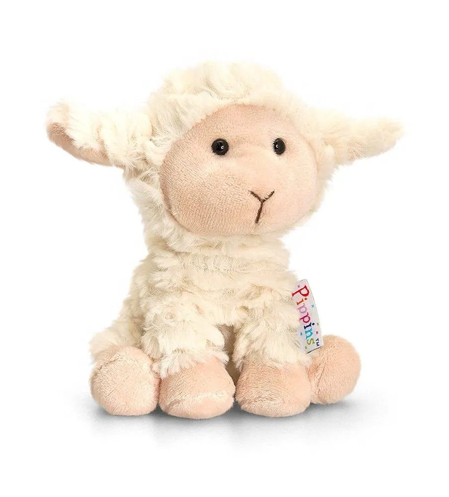 Keel Toys Pippins Soft Plush Toy Lamb 14cm