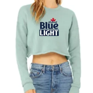 Labatt Blue Light Ladies Cropped Fleece