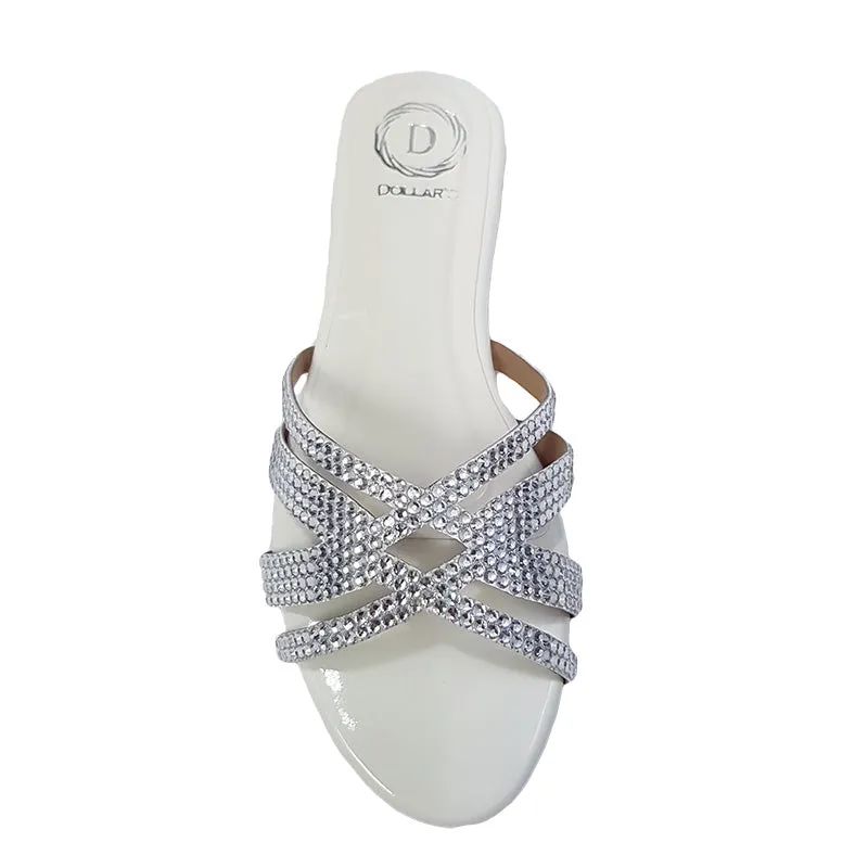 Layal Flats S87F - White
