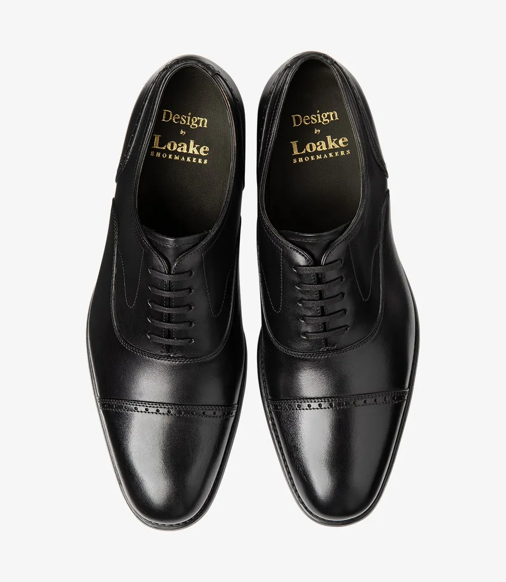 Loake Hughes Design Cap Black