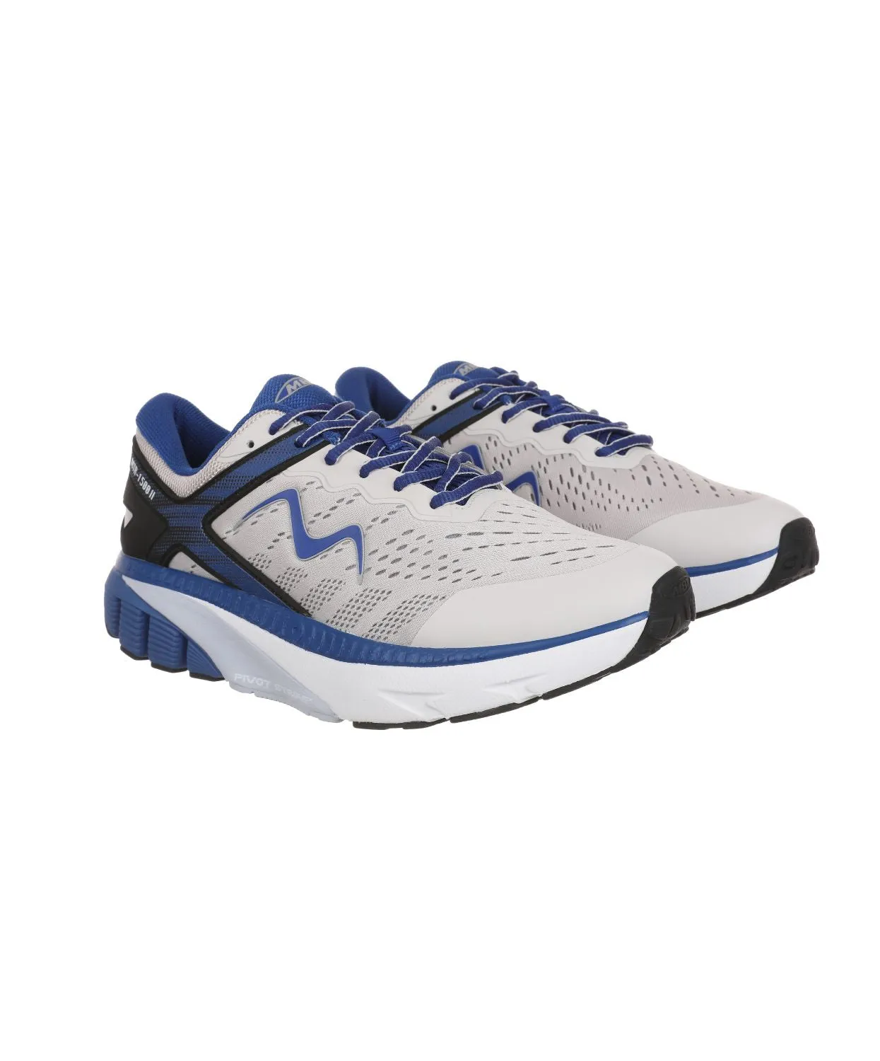 MBT MTR-1500 II Lace Up Grey/Blue Mens Sneakers