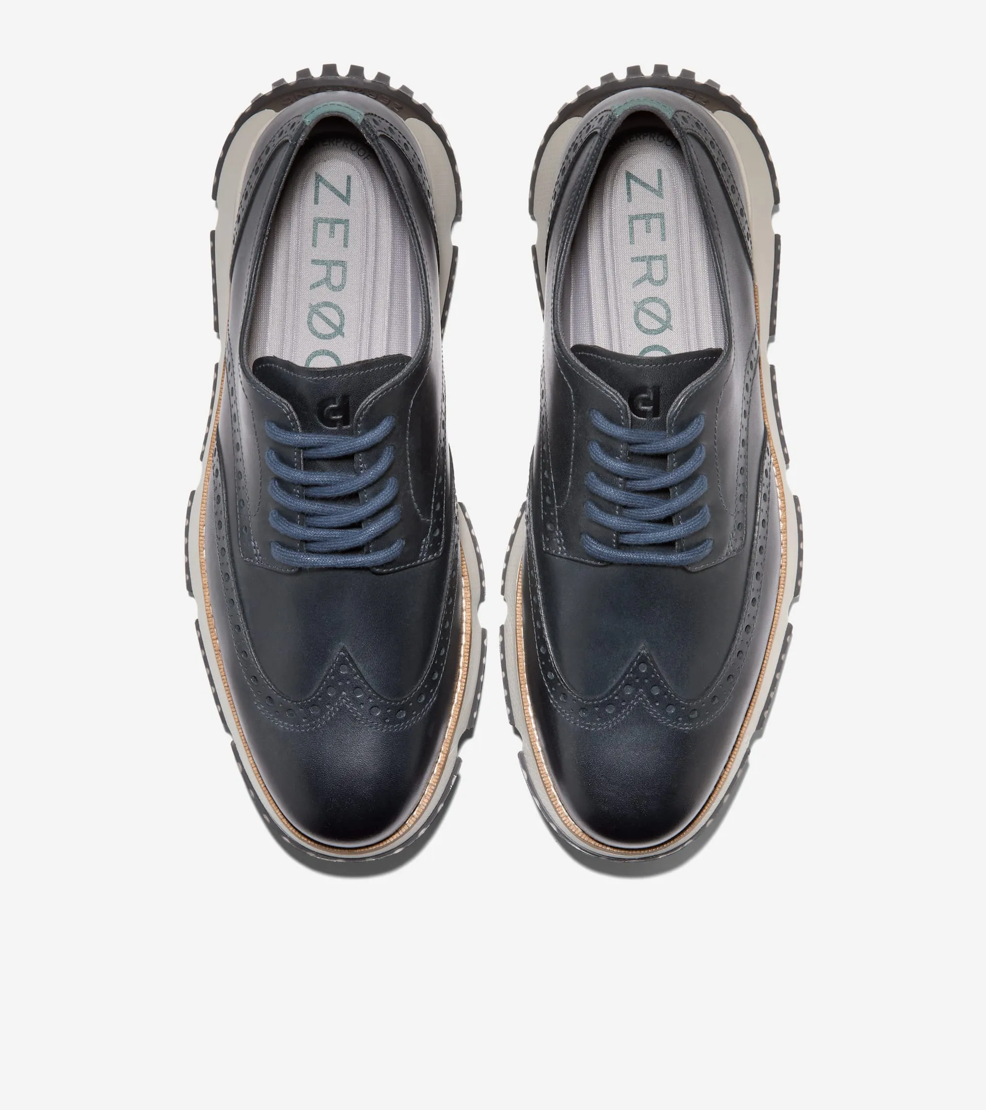 Men's 4.ZERØGRAND Wingtip Winter Oxfords