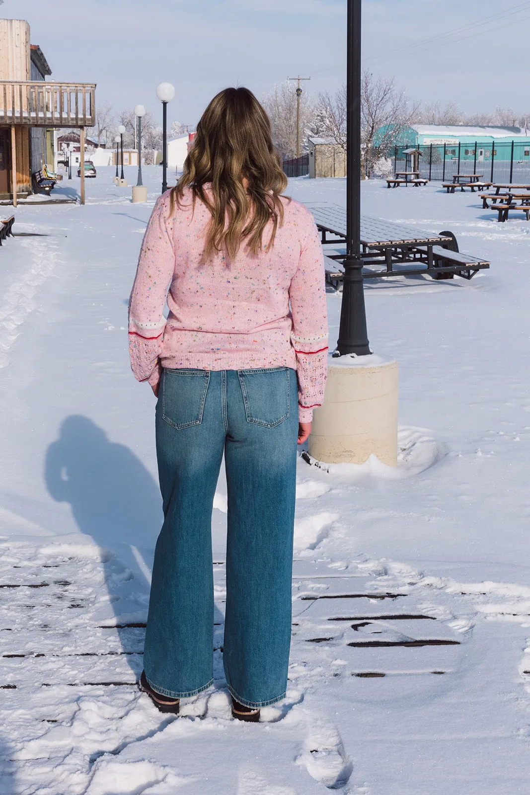 Mickie High Rise Seam Front Jean