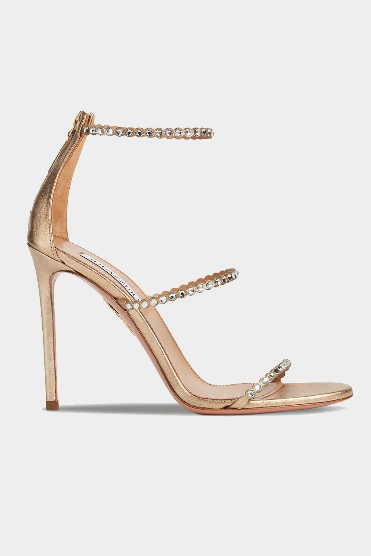 Mini Tequila Sandal 105 in Soft Bronze