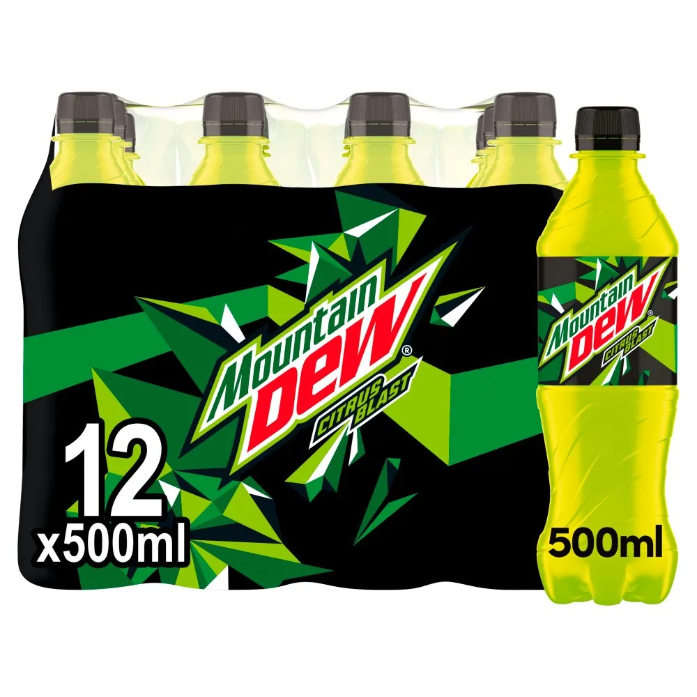 Mountain Dew Citrus Blast Bottle PMP 500ml (Case of 12)