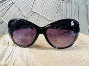 NEW Designer Rep. Sunglasses, 400 UV Protection! Stylish Black With Purple Gradient Lenses! 823727