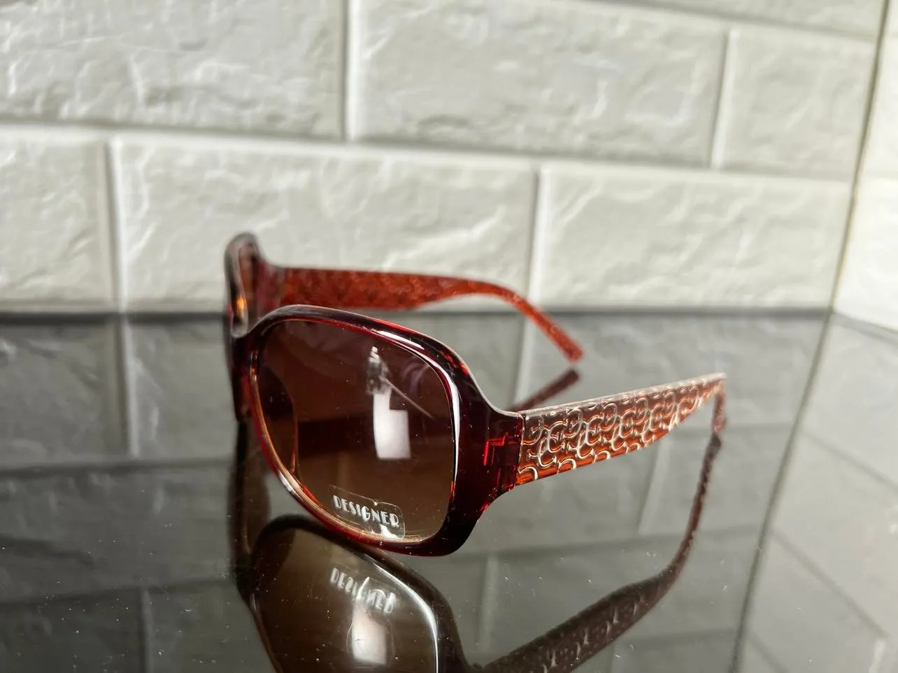 New Designer Rep. Sunglasses, 400 UV Protection! Stylish Gradient Lenses! Burnt Orange