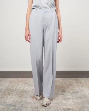 nicolette flat front pant - icy blue