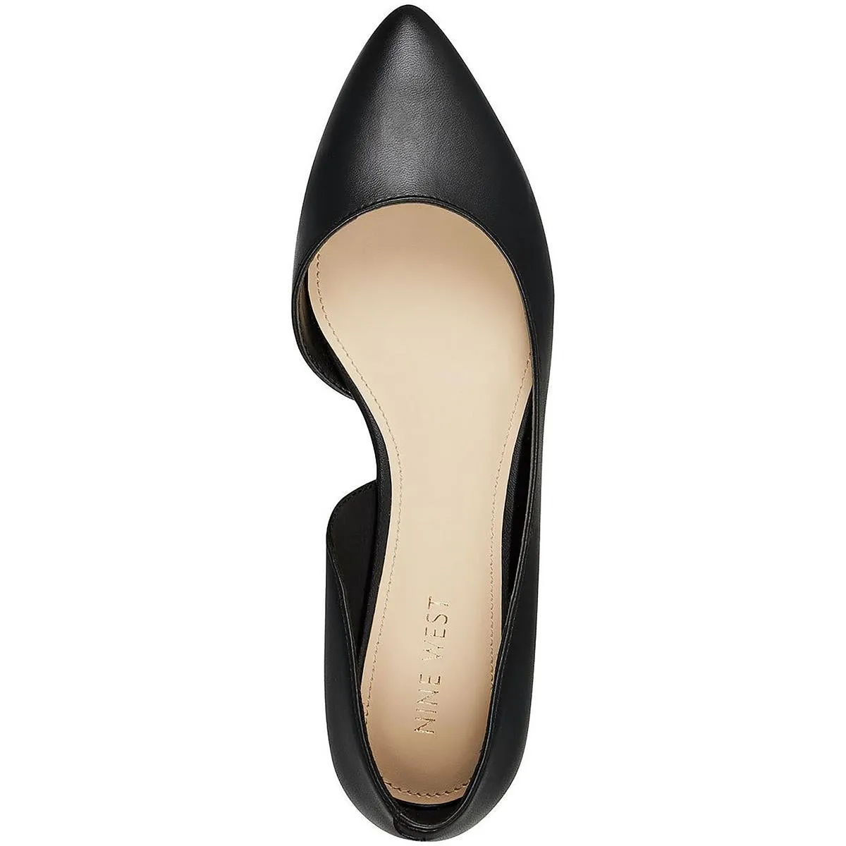 Nine West Womens 7 Saige Faux Leather Cut-Out D'Orsay