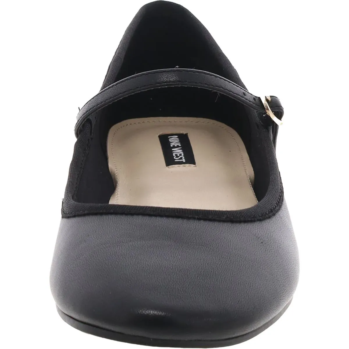 Nine West Womens Adjustable Faux Leather Mary Janes