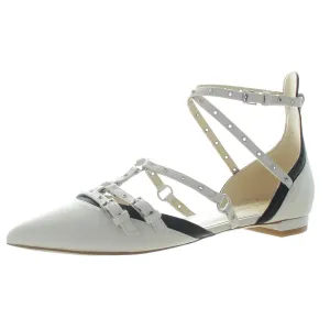 Nine West Womens Aweso Adjustable Leather Ankle Strap