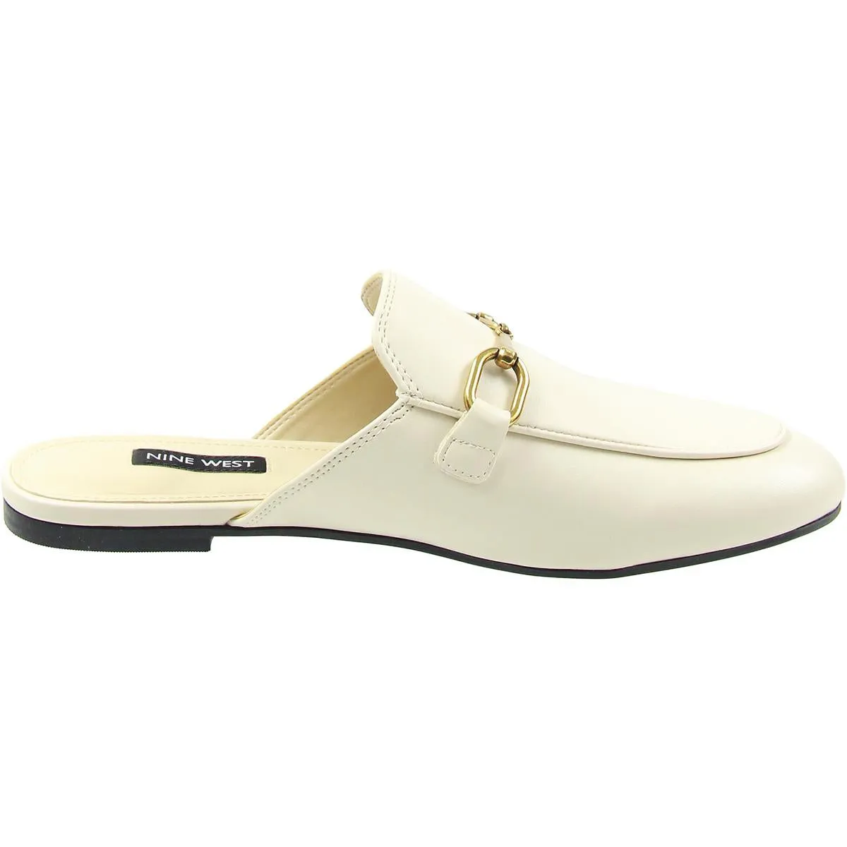 Nine West Womens BHALYA3 Faux Leather Round toe Mules
