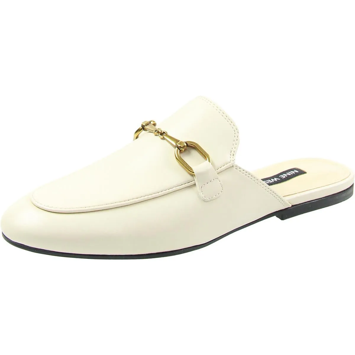 Nine West Womens BHALYA3 Faux Leather Round toe Mules