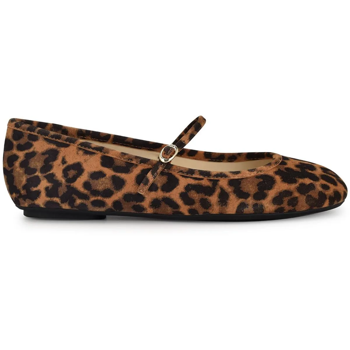 Nine West Womens CLASSIK Adjustable Leather Mary Janes