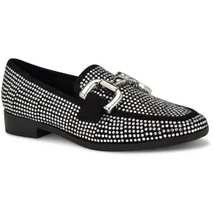 Nine West Womens Lilma Embellished Textured Slip-On Sneakers