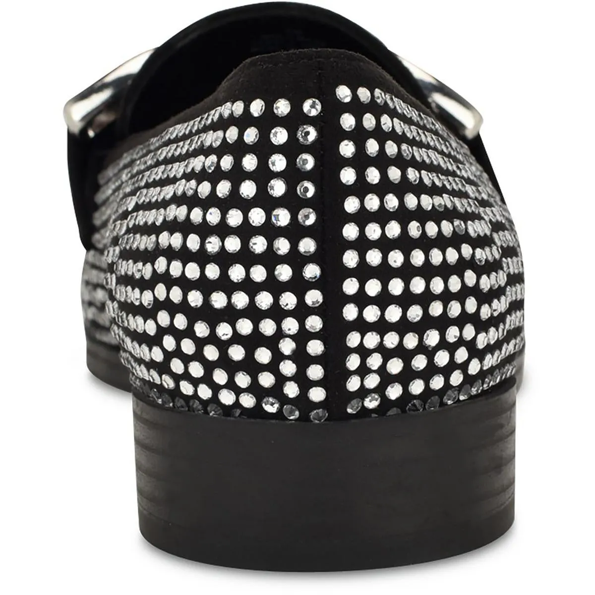 Nine West Womens Lilma Embellished Textured Slip-On Sneakers