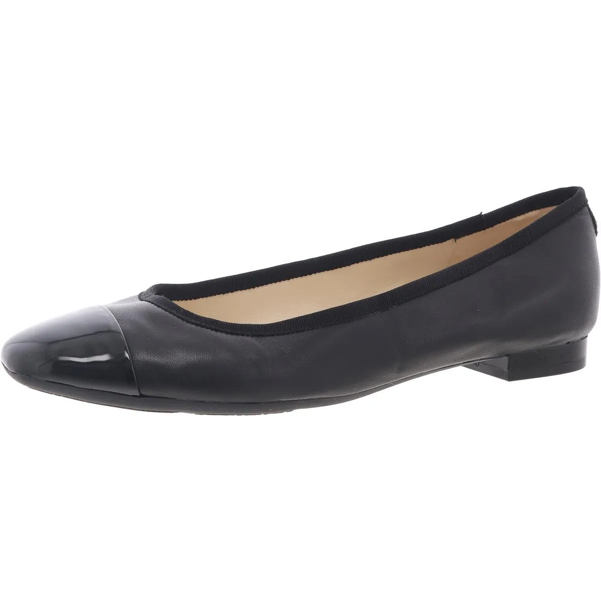 Nine West Womens Ollin Leather Ballet Flats