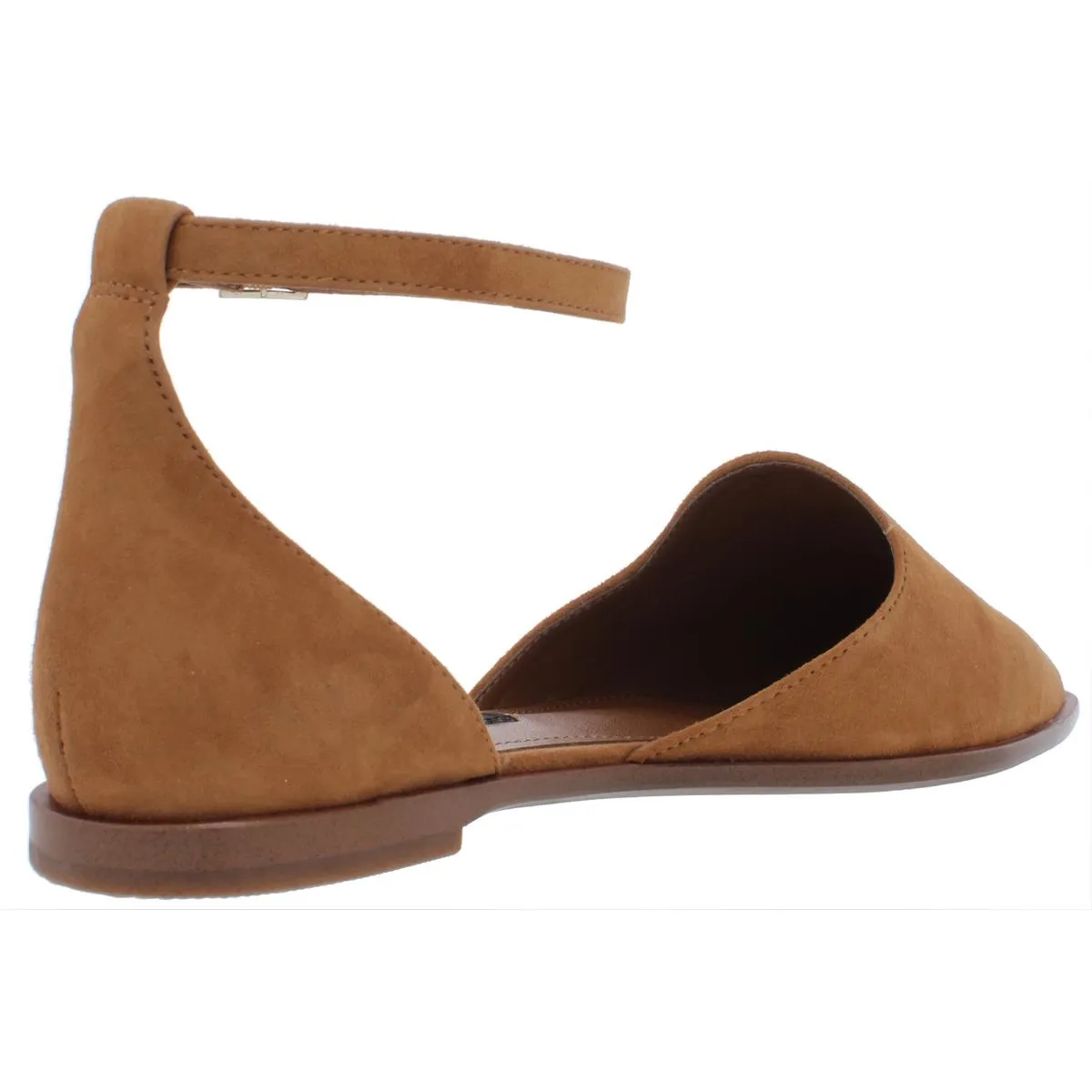 Nine West Womens Oriona Solid Suede Flats