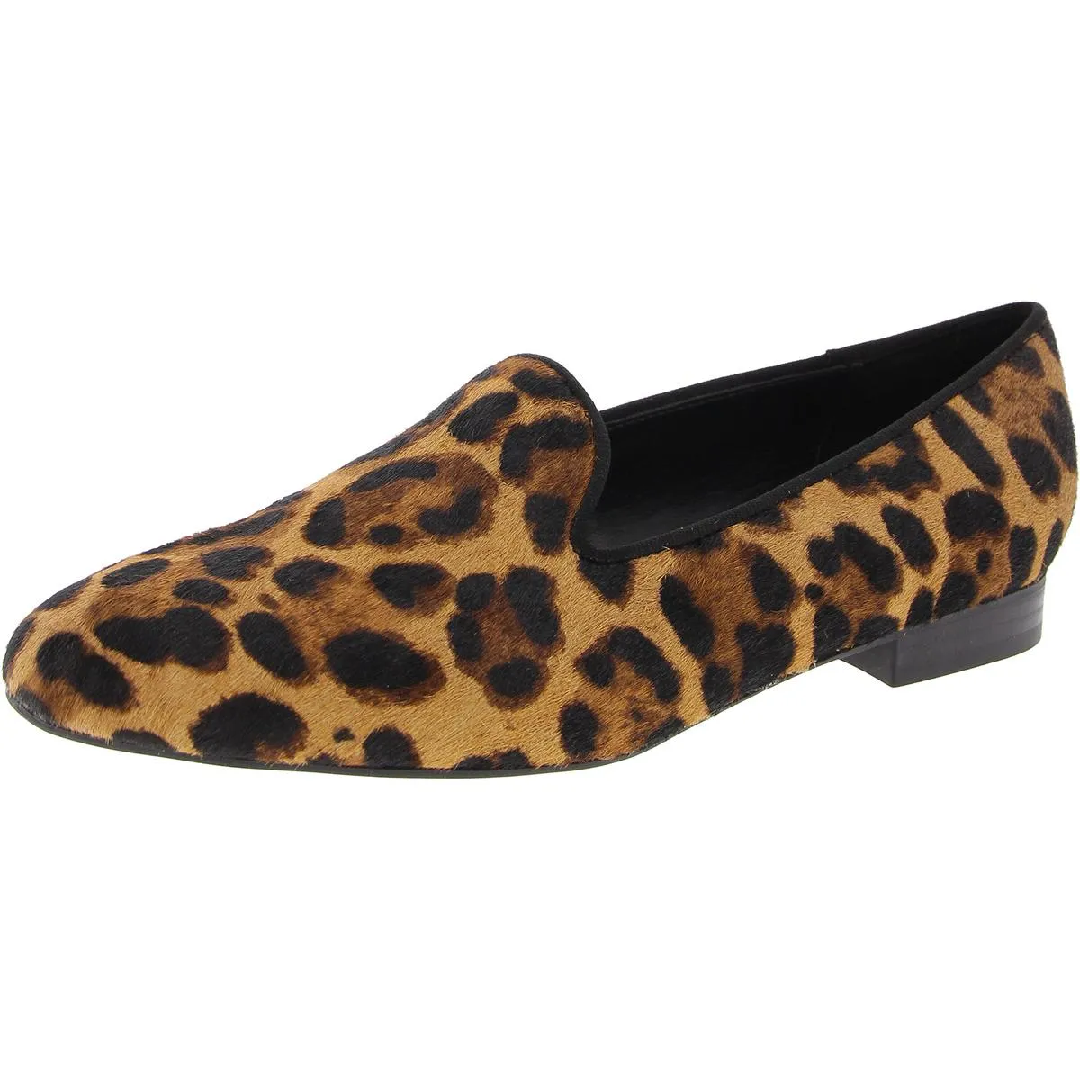 Nine West Womens RENOLDCH Animal Print Leather Loafers
