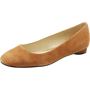 Nine West Womens ROBBE Laceless Suede Ballet Flats