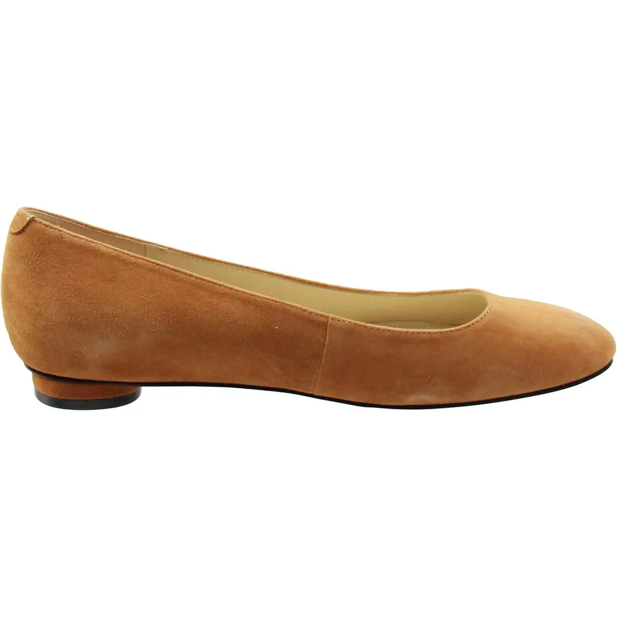 Nine West Womens ROBBE Laceless Suede Ballet Flats