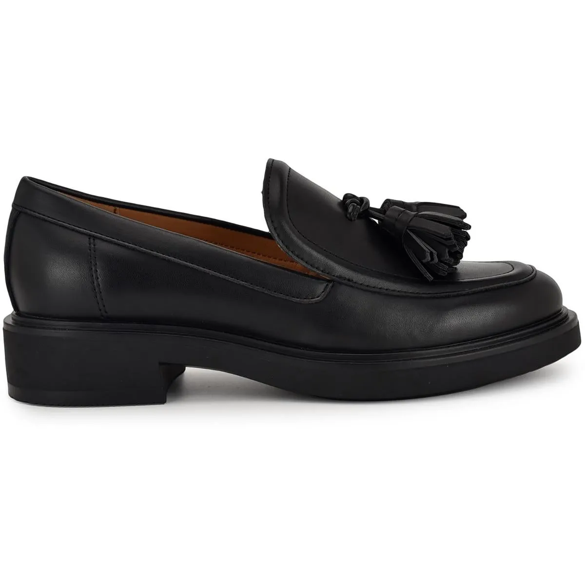 Nine West Womens Tassel Leather Loafers