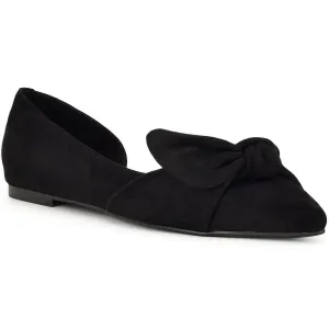 Nine West Womens WNBannie2   Bow Textured Flat Shoes