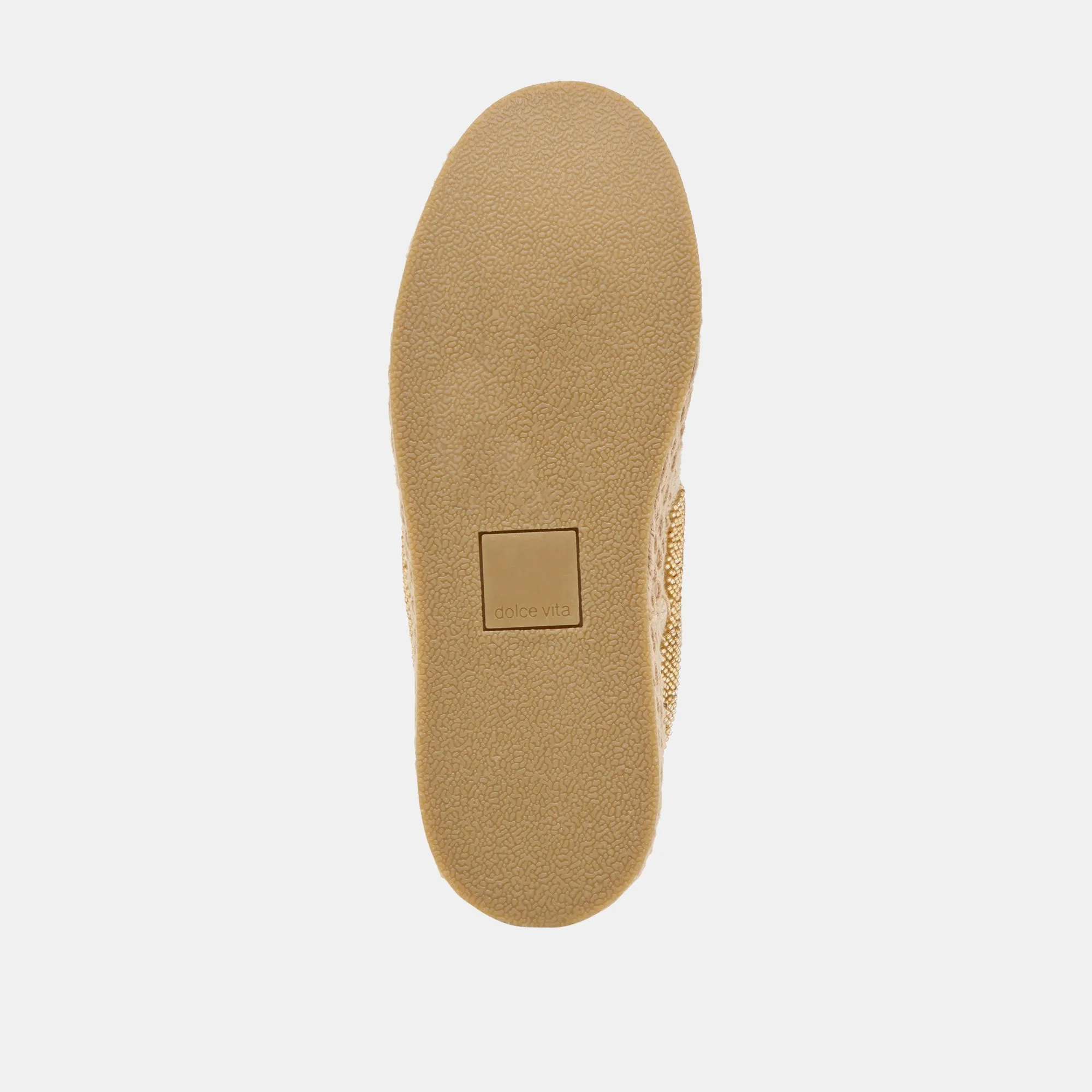 NOTICE ESPADRILLE BEAD SNEAKERS GOLD MULTI BURLAP