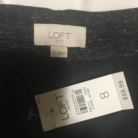 NWT gray confetti circle skirt 8 similar Taylor Swift &amp; Cordelia BTVS Loft