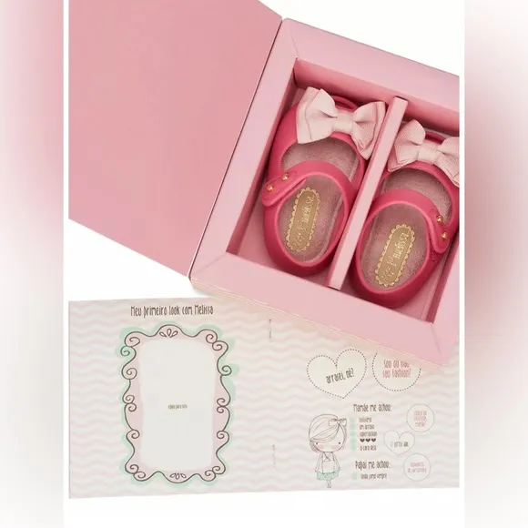 NWT MINI MELISSA My First Mini Melissa Baby Ultragirl Mary Jane Flats Size 3