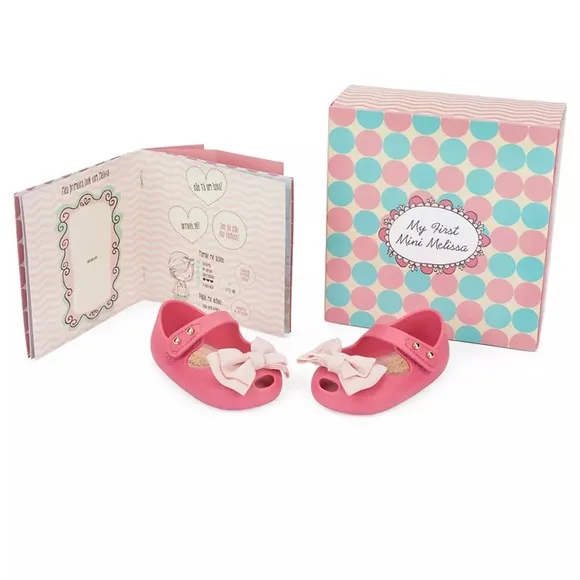 NWT MINI MELISSA My First Mini Melissa Baby Ultragirl Mary Jane Flats Size 3