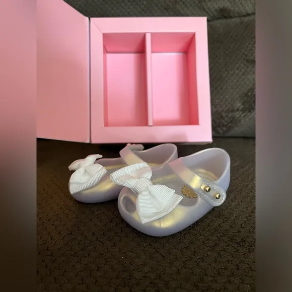 NWT MINI MELISSA My First Mini Melissa Baby Ultragirl Maryjane Flats Size 3