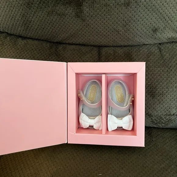 NWT MINI MELISSA My First Mini Melissa Baby Ultragirl Maryjane Flats Size 3