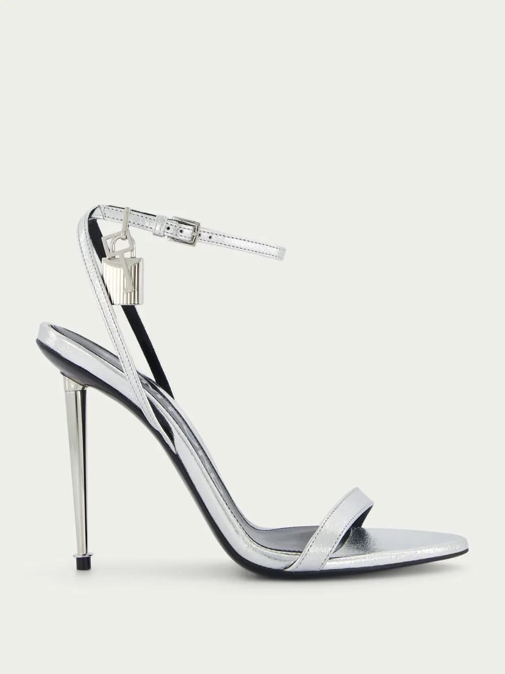 Padlock-Detail Sandals