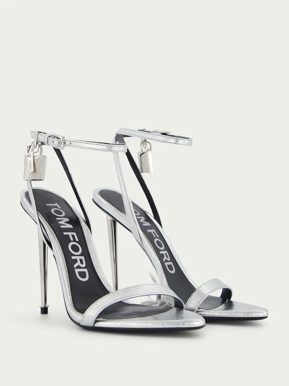 Padlock-Detail Sandals