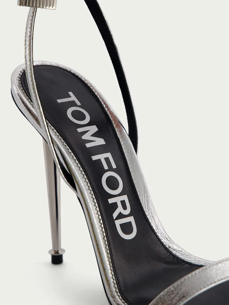 Padlock-Detail Sandals