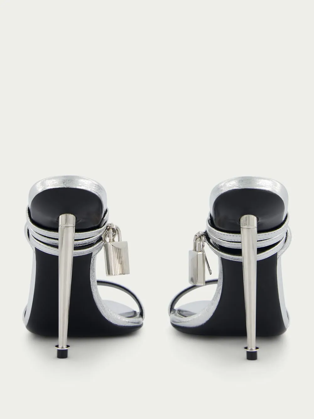 Padlock-Detail Sandals