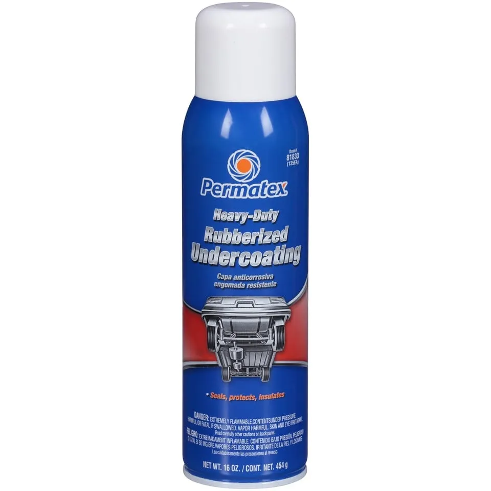 Permatex 81833 Heavy Duty Rubberized Undercoating, 16 oz.