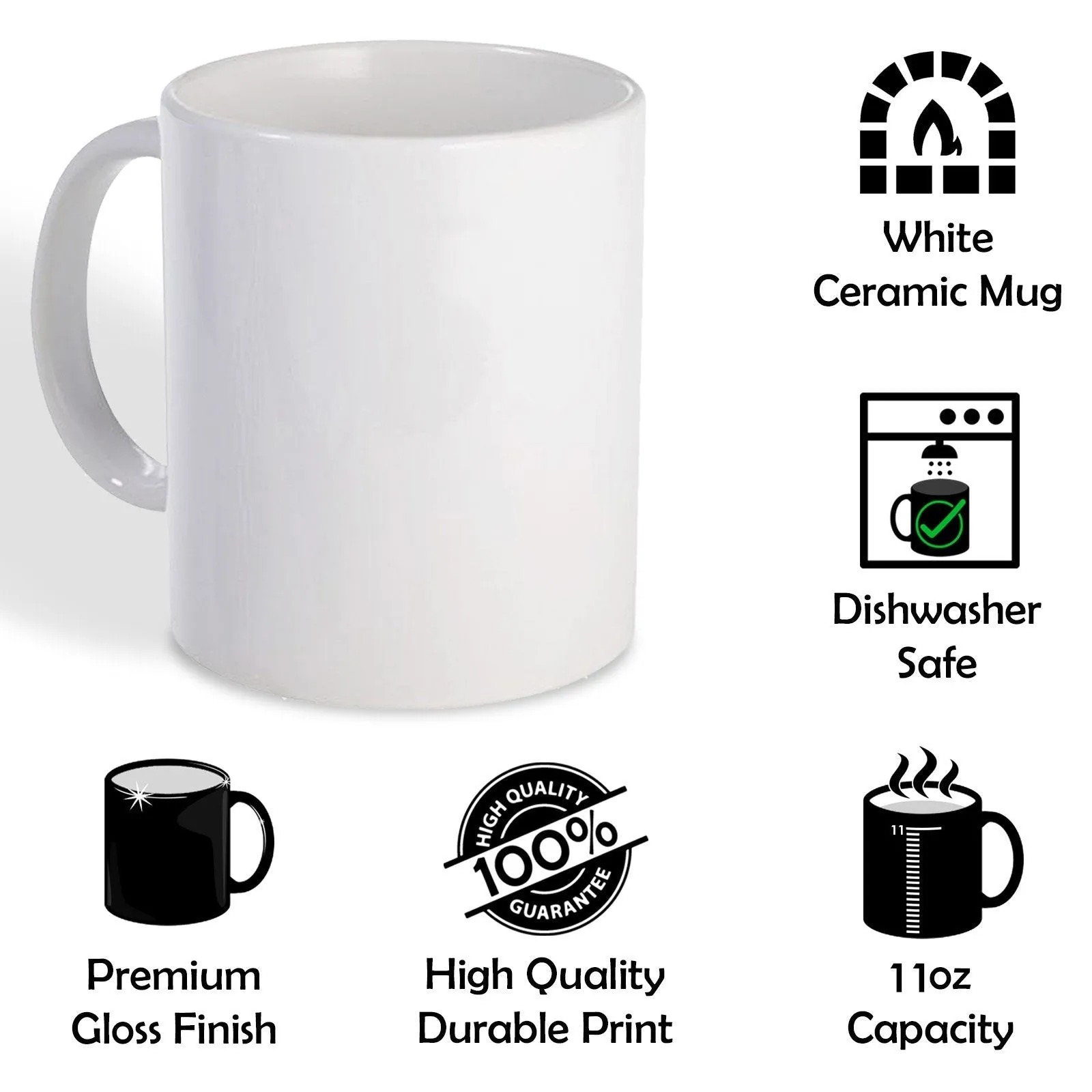 Personalised Mug with Stylish Text and Ginger Goat