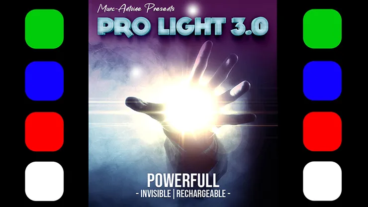Pro Light 3.0 White Pair (Gimmicks and Online Instructions) by Marc Antoine
