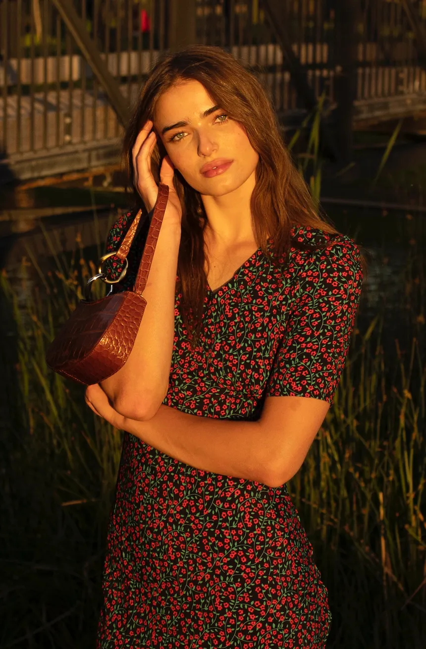 Raquel dress, Black Garden