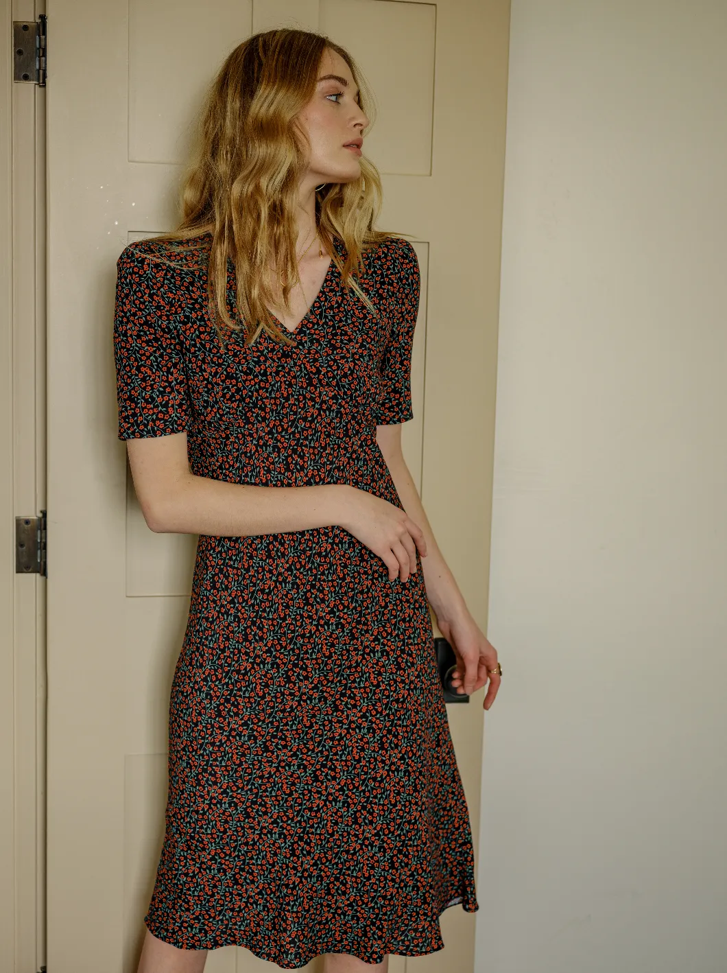 Raquel dress, Black Garden