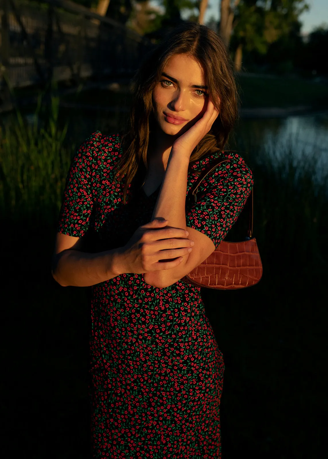 Raquel dress, Black Garden