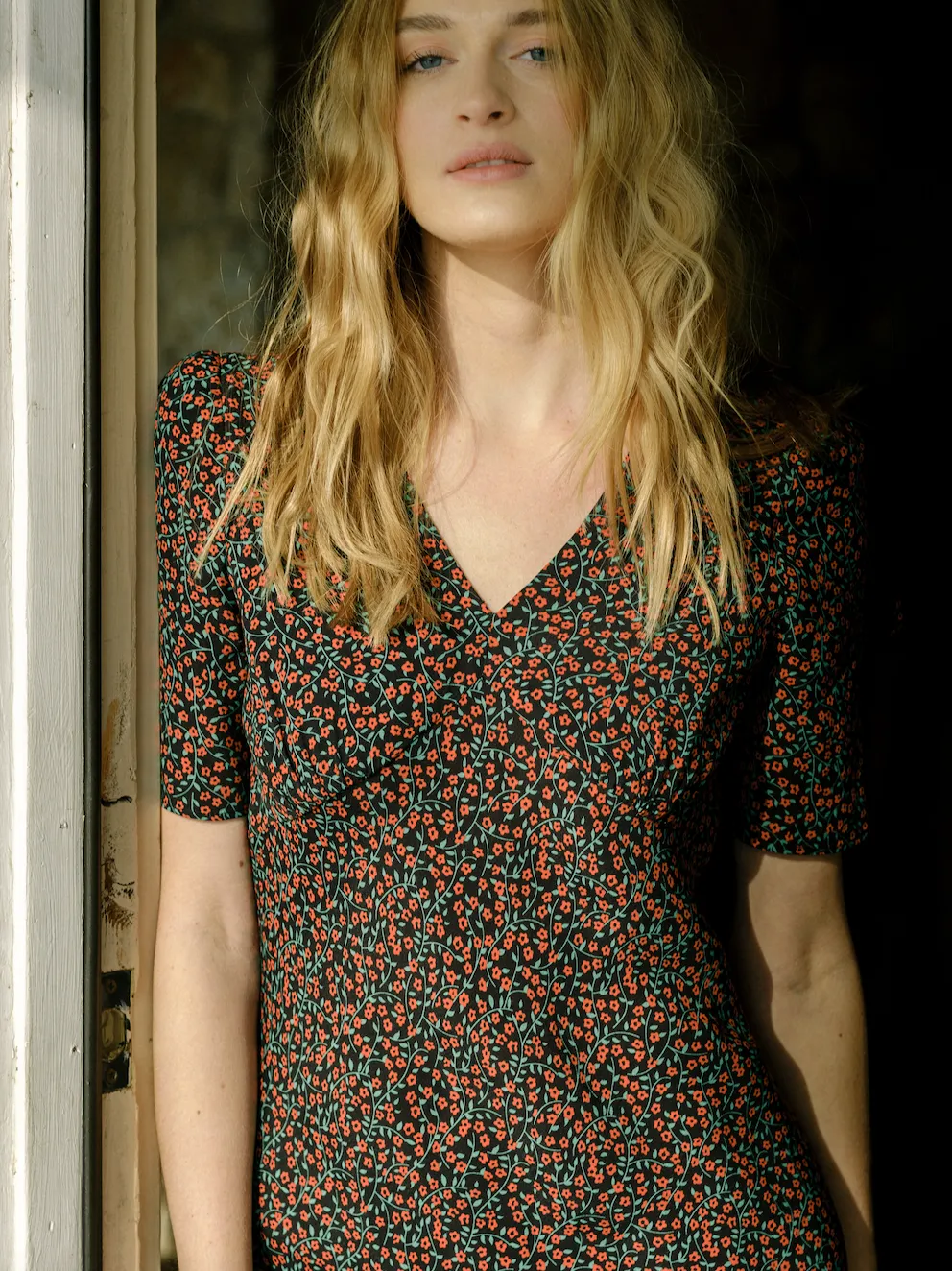 Raquel dress, Black Garden