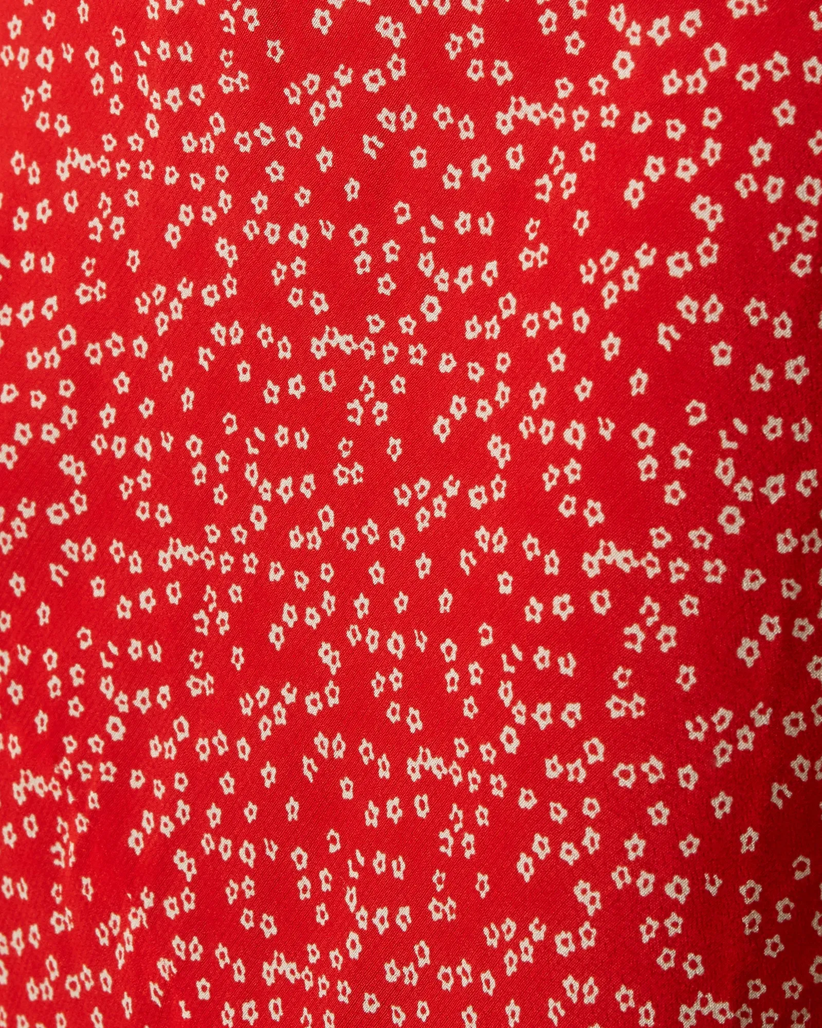 Raquel dress, Red Micro Ditsy