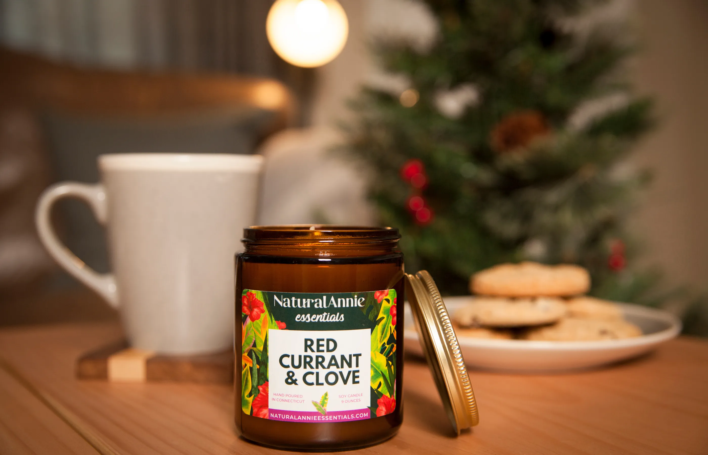 RED CURRANT & CLOVE 9 oz Scented Soy Candle - Holiday Special