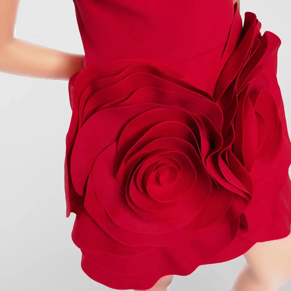 Red Short Dress for Women - Stylish Casual Summer Wear