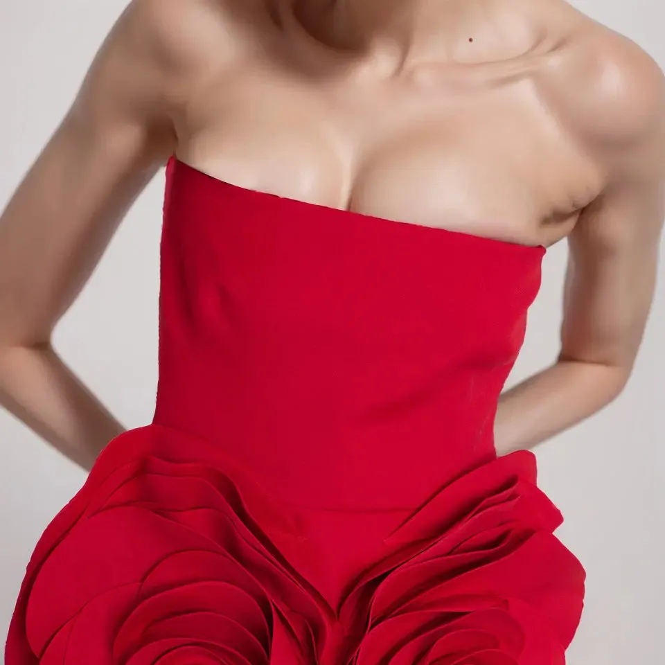 Red Short Dress for Women - Stylish Casual Summer Wear