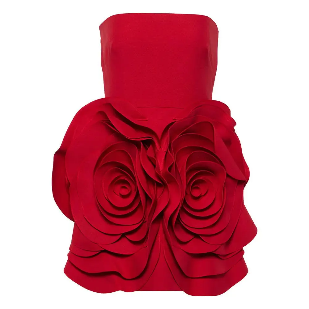 Red Short Dress for Women - Stylish Casual Summer Wear