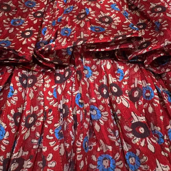 RESET by Jane Red, Floral, Mini Skirt